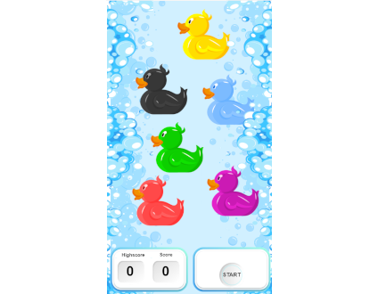 Online Simone game - rubber ducks