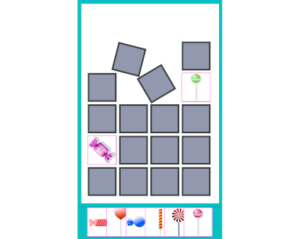 Online memory game - sweets
