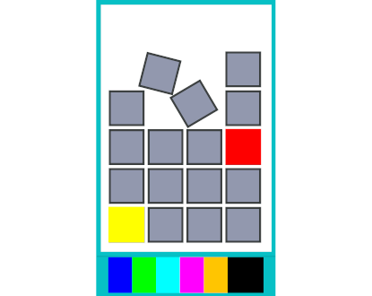 Online memory game - colors