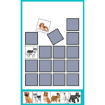 Online memory game - dogs